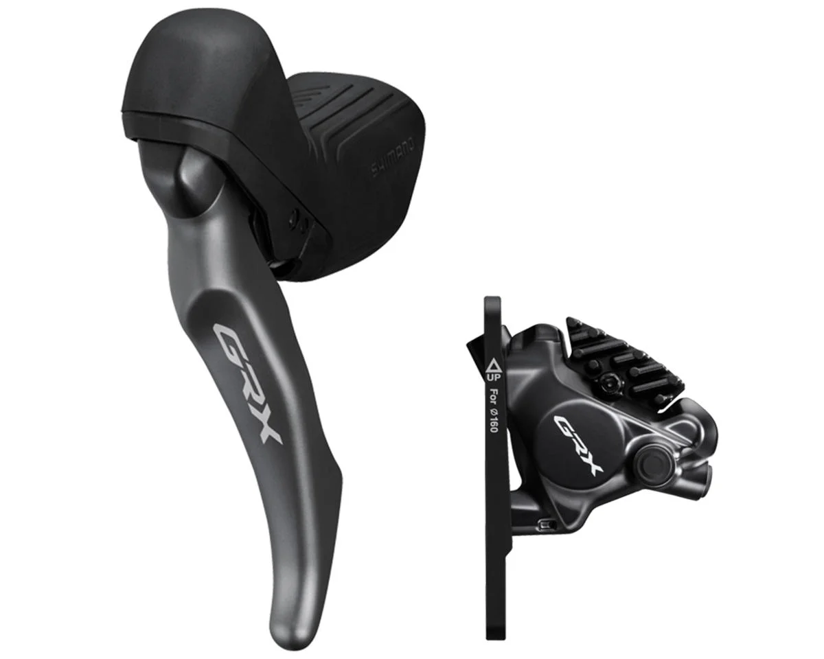 Shimano GRX RX820 Brake/Shift Lever Kit (Black) (Flat Mount) (Left) (Brake Only) (BR-RX820 Caliper Included)
